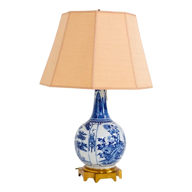 19th Century Chinese Porcelain Table Lamp For Sale