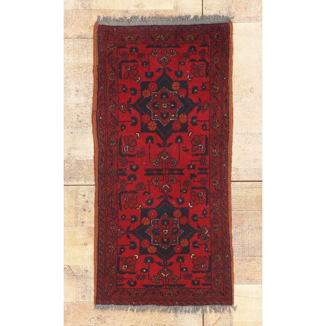 Vintage Persian Turkoman Rug, 01'08 X 03'04 For Sale - Image 10 of 10