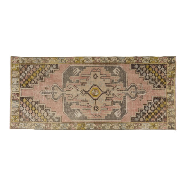 Mid 20th Century Turkish Handknotted Wool Area Rug For Sale