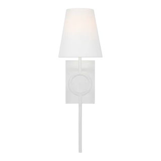 Thom Filicia by Visual Comfort Studio Montour 1-Light Large Sconce in Matte White For Sale