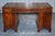 Vintage Pedestal Desk with Hunter Green Leather by Bevan Funnell For Sale - Image 12 of 18