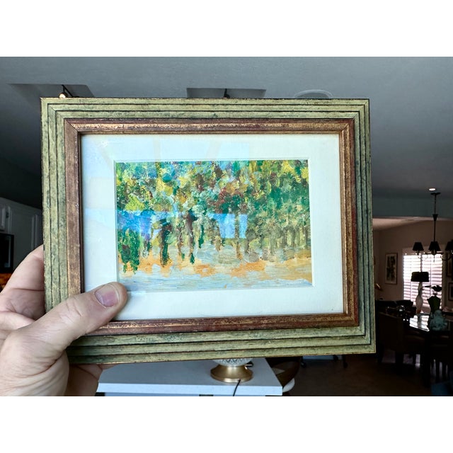 Grouping Three Miniature Oil Paintings Framed For Sale - Image 16 of 18