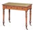 19th Century English Writing Table or Desk of Mahogany With Inset Leather Top For Sale - Image 5 of 12