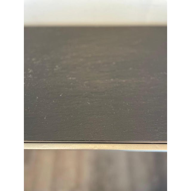 Vintage Art Deco Shelf in Silver-Plated Steel and Black Marble, 1980s For Sale - Image 14 of 16