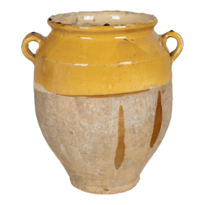 French Terracotta Vase or Pot À Confit 13.25"High