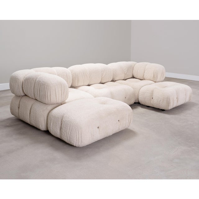 B&B Italia Mario Bellini "Camaleonda" Boucle Sofa by B&b Italia Set of 5 For Sale - Image 4 of 18