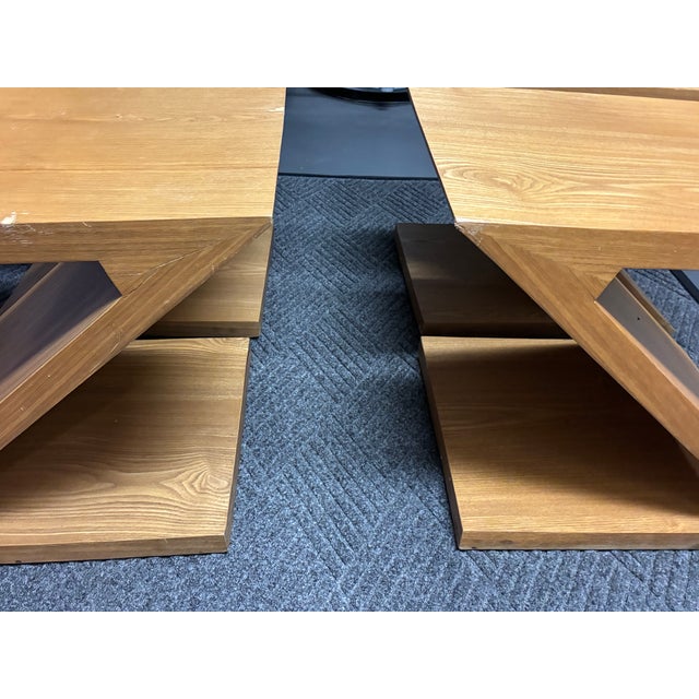 Wood Vintage Zig Zag Chair Set of Four For Sale - Image 7 of 17