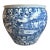 Oversized Blue & White Chinoiserie Cachepot | Grand Scale Planter For Sale