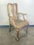 Set of Eight Queen Anne Dining Chairs, Carved Wood, Distressed Finish For Sale - Image 16 of 16