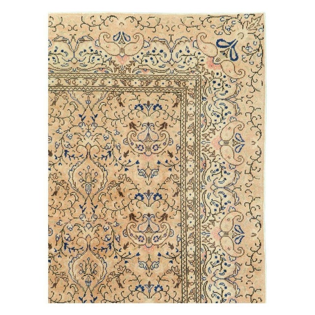Vintage Handmade Turkish Sivas Accent Rug For Sale - Image 4 of 10