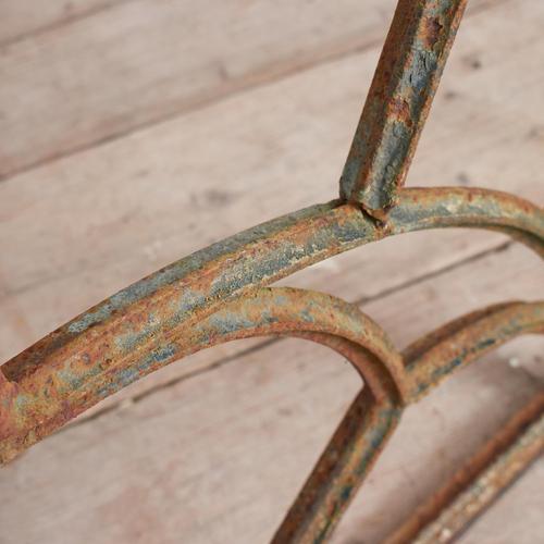 Reclaimed Cast Iron Window Frame For Sale - Image 5 of 6