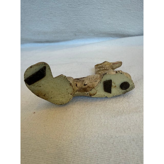 Cream Cast Iron Saluki For Sale - Image 8 of 10