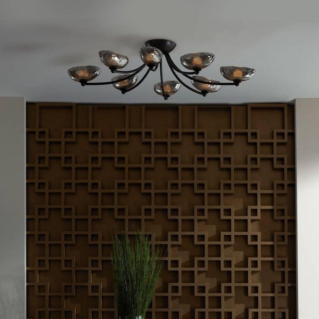 Contemporary Arteriors Home Zamora Flush Mount For Sale - Image 3 of 10