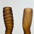 Pair of 1960s Vivarini Italian Frosted Amber Vases For Sale - Image 10 of 12