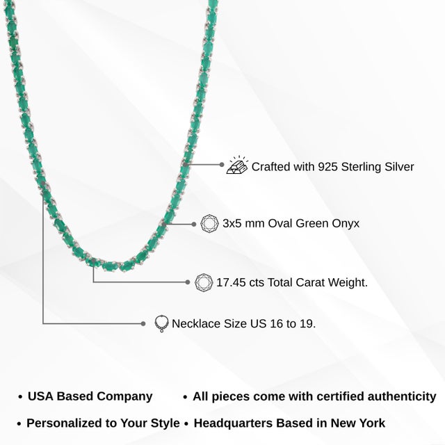 Regal 17.45 Ct Green Onyx Necklace & 1.58 Ct Round Ruby Stud Earrings Jewelry Suite 3 Pieces For Sale - Image 13 of 16