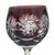Late 20th Century Ajka Marsala Ruby Overlay Hand-Cut Crystal Hock Wine Goblets, Hungary 8.625" 6pc For Sale - Image 11 of 13
