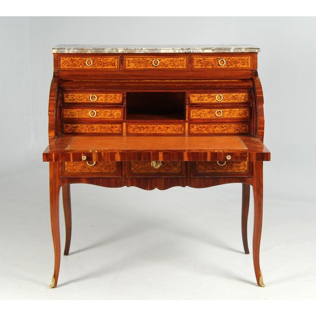 Antique Oysterveneer Secretaire, 1770s For Sale - Image 3 of 18