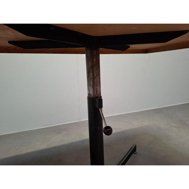 Tan Mid-Century Modern Oak Table from ILSE Möbel, Germany, 1970s For Sale - Image 8 of 18