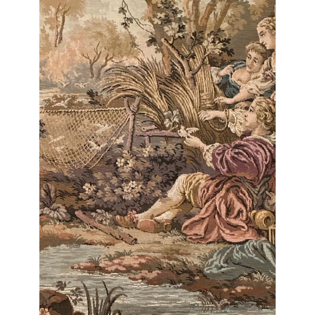 Vintage Aubusson Jaquar Tapestry, 1960s For Sale - Image 12 of 16