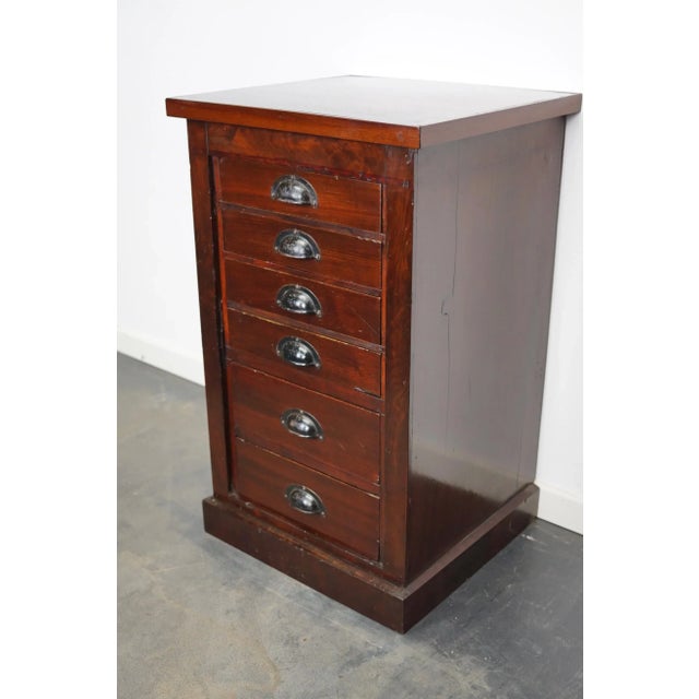 Dutch Mahogany Apothecary Cabinet, 1930s For Sale - Image 6 of 13