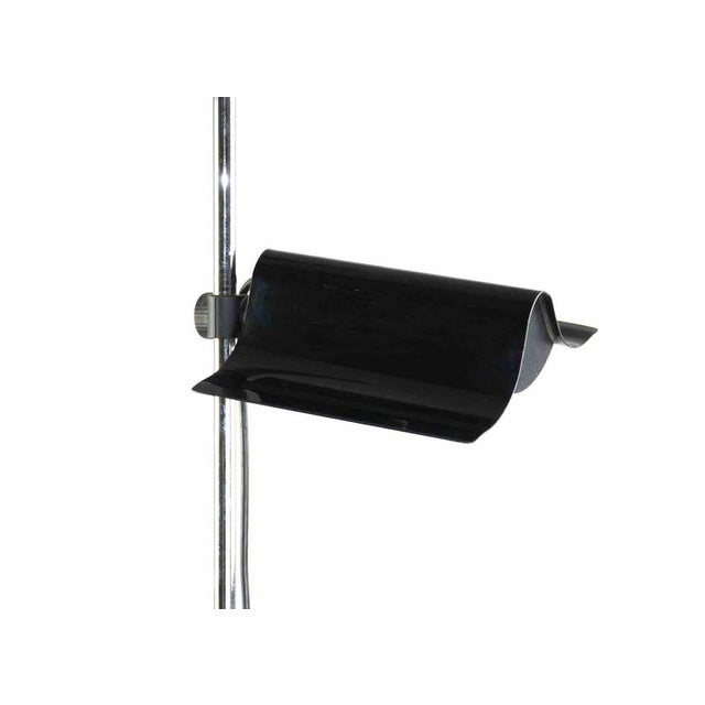 Vintage Minimalist Chrome Floor Lamp, Italy, 1970s For Sale - Image 4 of 5