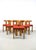 Beautiful set of six dining chairs designed in the 1960s by Luigi Vaghi and produced by Former Italia. The frame is made...