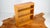 Charles Webb white oak bookcase, circa 1980s. Beautiful white oak wood showing vibrant woodgrain details. Smooth clean...