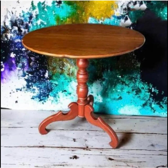 Wood 1990s Pennsylvania House Cherry Side Table, Numbered, Solid Wood For Sale - Image 7 of 11