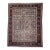 Vintage Joshegan Kashan Rug, Hand-Knotted Wool, Allover Weeping Willow Pattern, Ivory & Blue, 8x11 For Sale