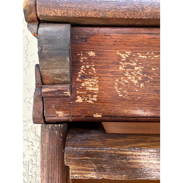 Antique Tiger Oak Globe Wernicke Co. 7 Piece Sectional Bookcase Standard C 9 1/2 Unit For Sale - Image 9 of 12