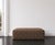 Boho Chic Fragments Identity Woven Diamond Cocktail Ottoman For Sale - Image 3 of 4
