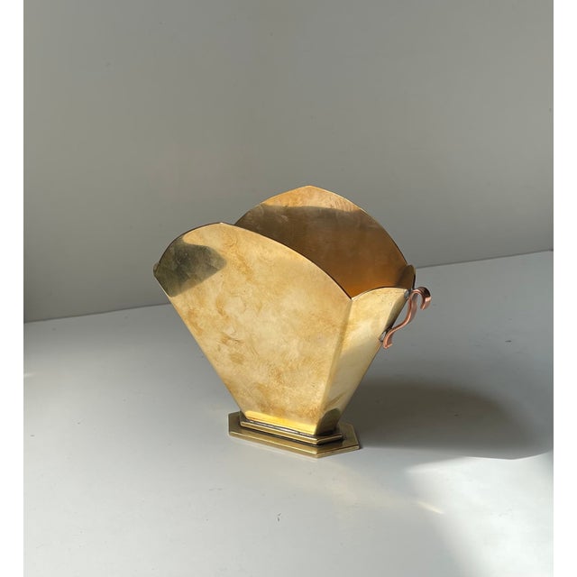 Art Deco Vase in Bronze and Copper by Holger Fridericias, 1920s For Sale - Image 10 of 10