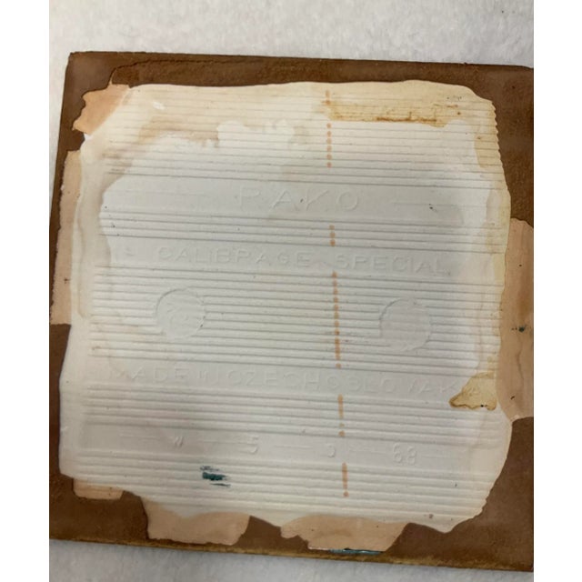 Mid Century 1960s Cez Ceramic Art Tile Rako Calibrage Special Denmark Teak Cutting Board For Sale - Image 11 of 12