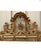 This is a mid-century Italian carved giltwood baroque revival wall mirror distributed by Danby out of Manhattan. This...