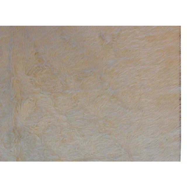 Vintage Turkish Siirt Goat Hair Blanket Rug For Sale - Image 4 of 9