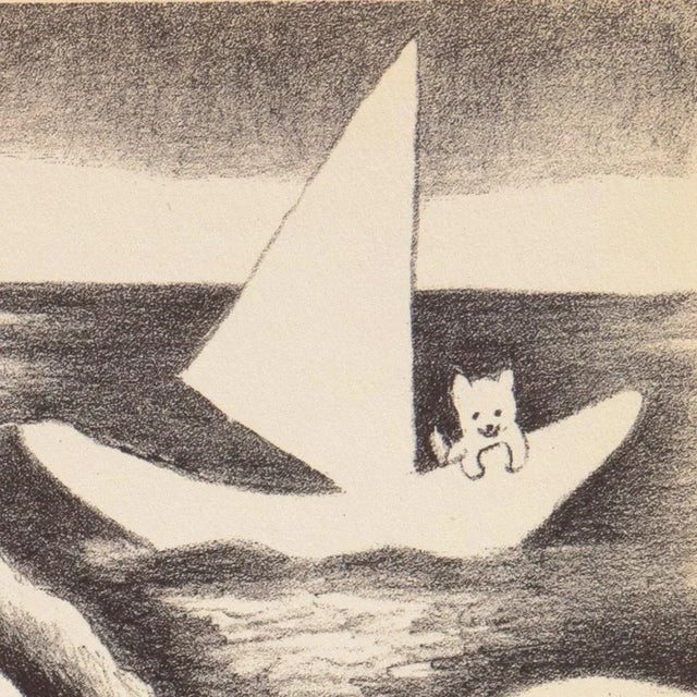 'Mimi and Bemi' by Nura Ulreich, Art Deco Woman Artist, Modernism, Salon D'Automne, Paris, 1943 For Sale In Monterey, CA - Image 6 of 11