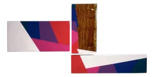 David E. Peterson, Puzzle #120 Abstract Wall Sculpture, 2022, Wood & Resin