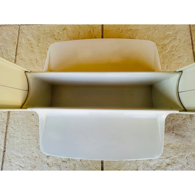 Vintage Side Table on Wheels with Storage by Flair, 1970s For Sale - Image 12 of 18