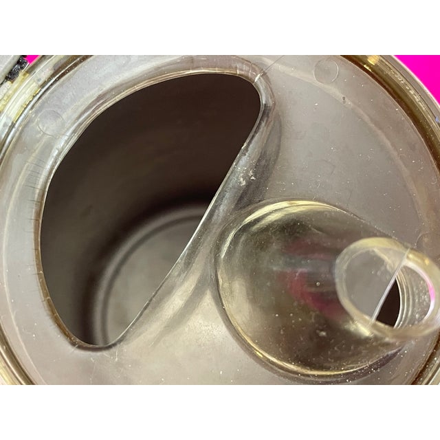 Metal Vintage Guzzini G-Plus Stainless Steel Thermal Milk Jug / Small Carafe For Sale - Image 7 of 9