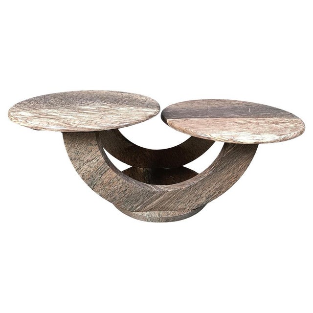 Vintage Marble 2-Tier Coffee Table, 1970s For Sale - Image 10 of 10