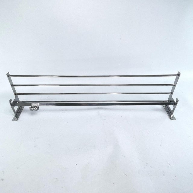 Bauhaus Art Deco Modernist Coat Rack in Chrome, 1930s For Sale - Image 4 of 7