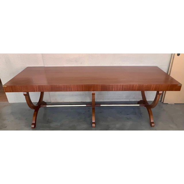 Art Deco 1930's Art Deco Large Dining Table or Hall Table For Sale - Image 3 of 18