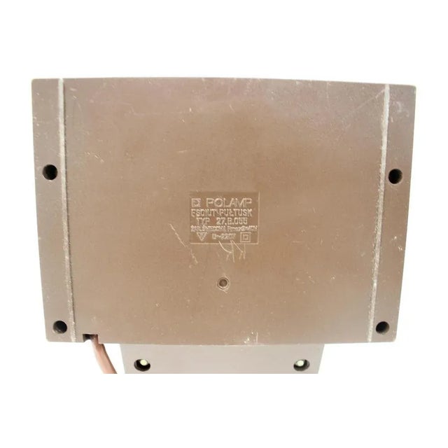 White Mid-Century Adjustable Table Lamp from Polam, 1970s For Sale - Image 8 of 11