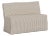 Slipcover for Stoffer Home x Cloth & Company for Lindy Slipcover Dining Banquette in Jane Stripe Mauve For Sale