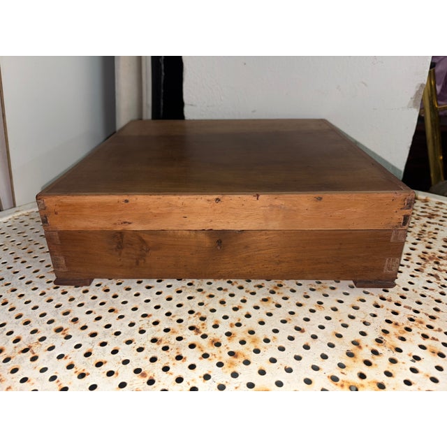 Antique Wooden Box, 1900 For Sale - Image 10 of 10