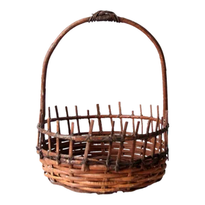Vintage Rustic Wicker Basket