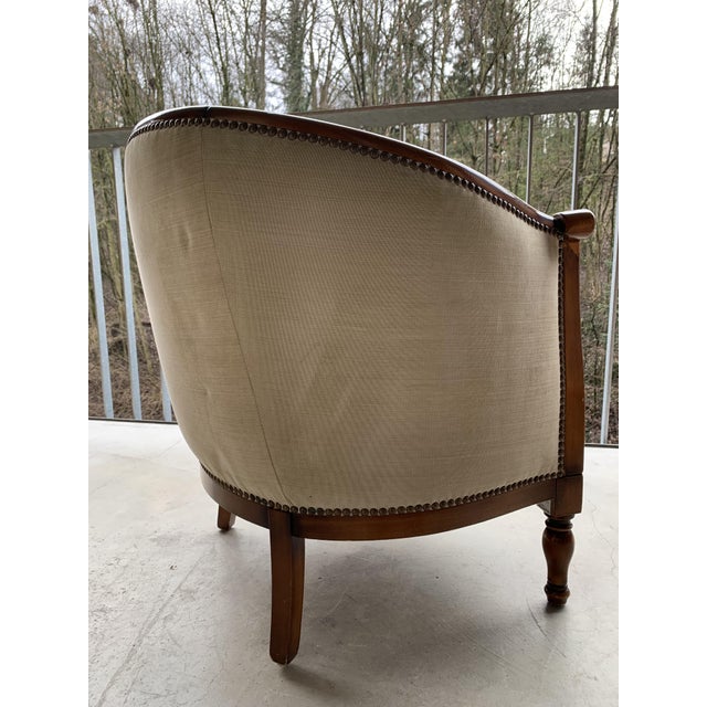 Art Deco Armchair in the style of Paul Iribe, 1940s For Sale - Image 12 of 13