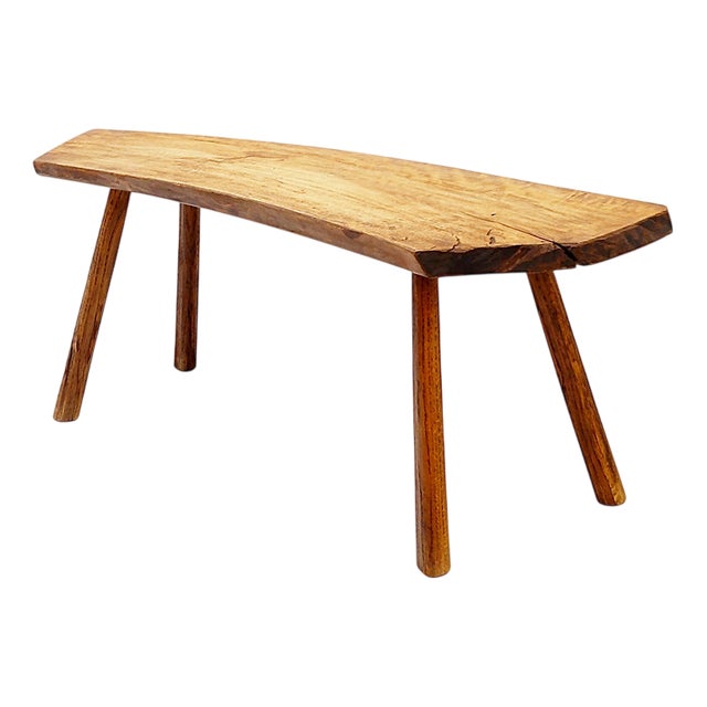 20th Century Primitive Pine Bench For Sale