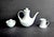 1970s Block Bidasoa Blanco Porcelain Coffee Set, 3 Pieces For Sale - Image 10 of 11