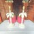 Dorothy Draper 1970s Palm Beach Regency White Palm Tree Table Lamps With Custom Scalloped Shades - A Pair Newly Painted For Sale - Image 4 of 13
